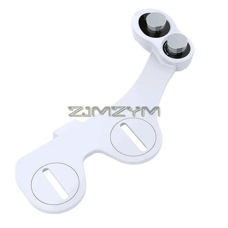 Bidet aufsatz für Toilette-selbst reinigend, einstellbarer Wasserdruck, Doppeldüsen-Toiletten-Bidet-Sprüh gerät-Bidet-Sprüh gerät