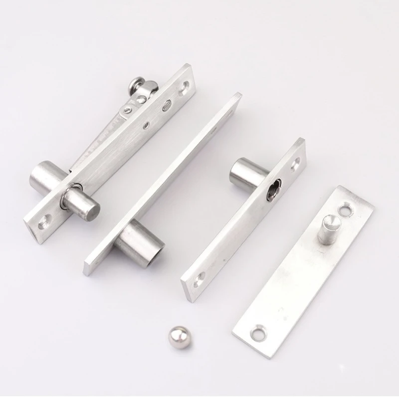 360-Grad-Edelstahl-Drehpunkt, robuste drehbare Welle, Holztürscharnierwelle, Murphy-Positionierung, Türwelle, versteckte Achse Image