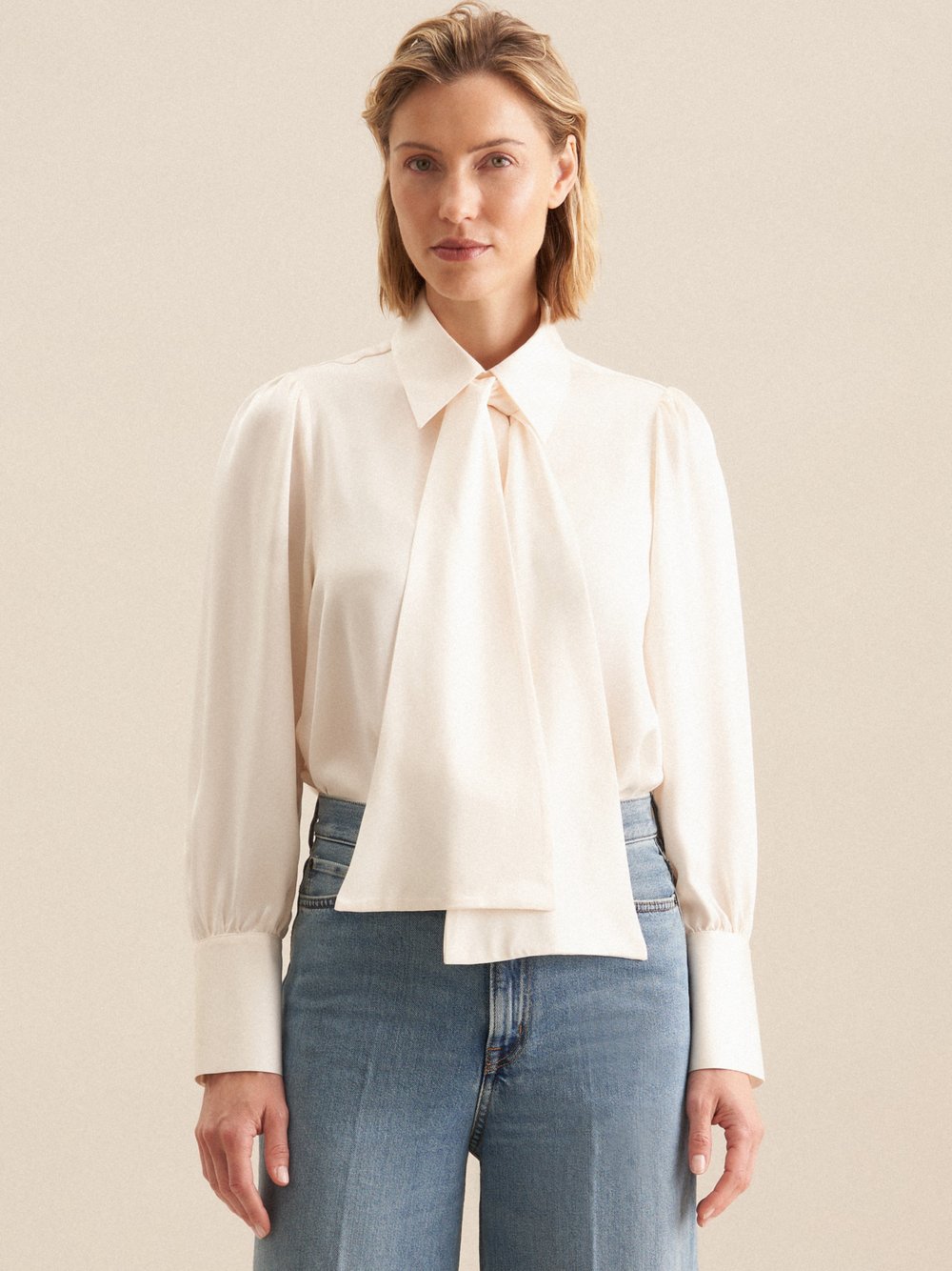 Seidensticker Schluppenbluse Damen beige, 40 Image