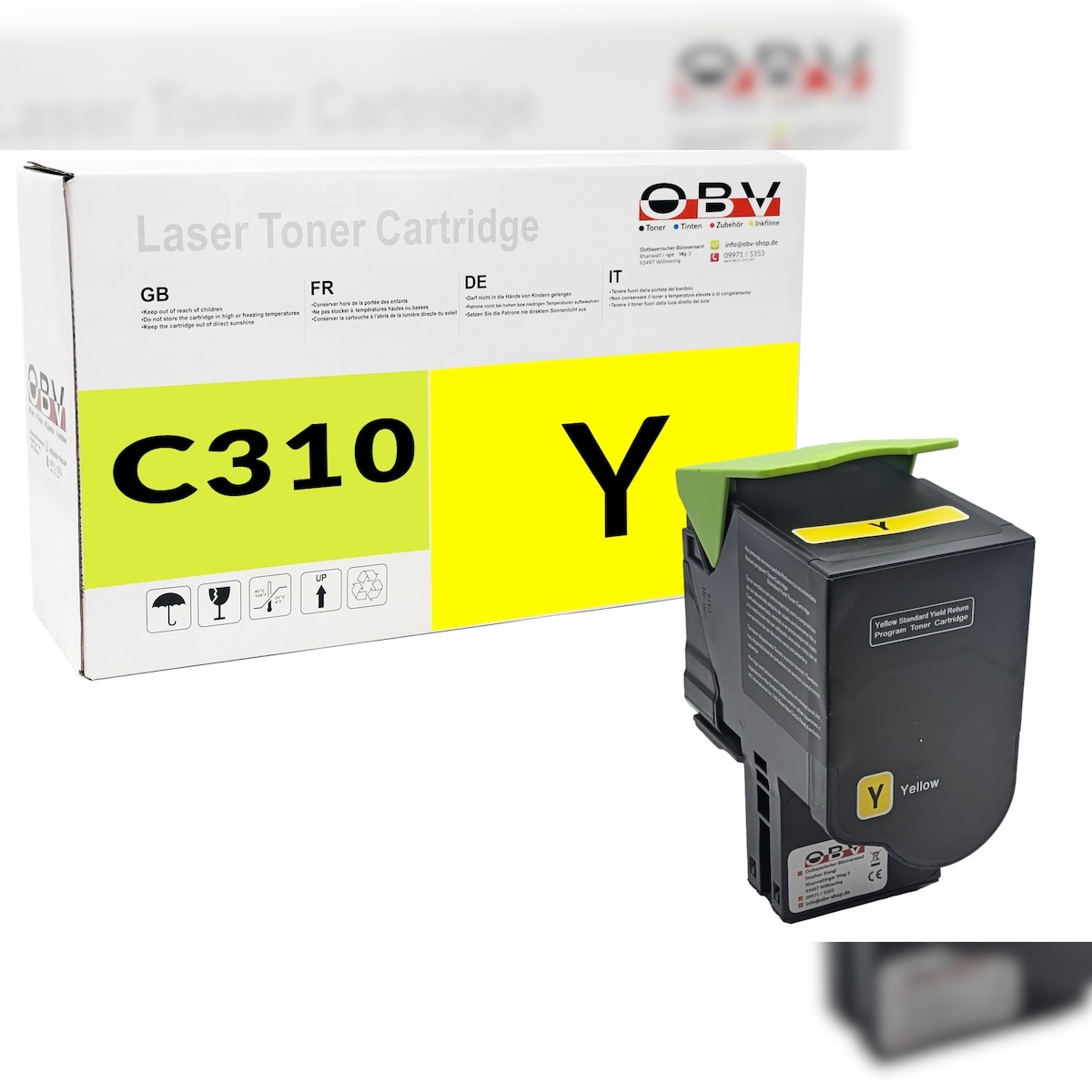 OBV kompatibler Toner für Xerox 006R04359 für C310 & C315 Gelb Image