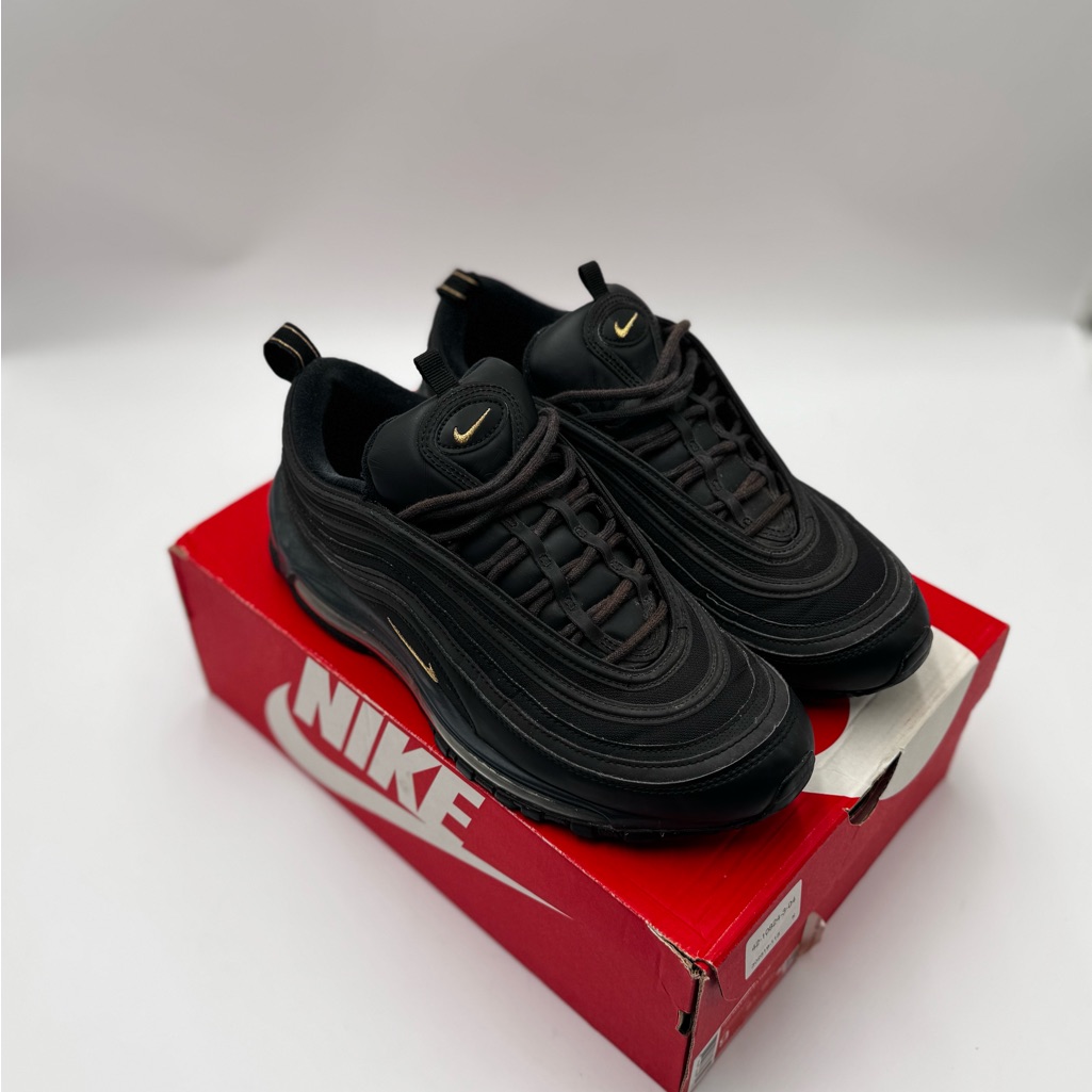Nike Shoes | Men's Nike Air Max 97 Casual Shoes | Color: Black/Gold | Size: 9