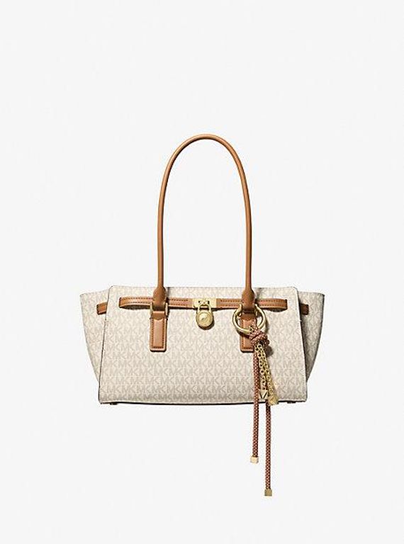 Mk Hamilton Moderne Small Signature Logo Satchel