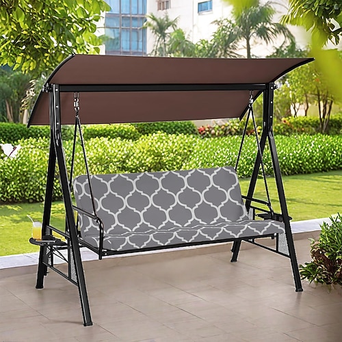 Gartenkissenbezug aus floral gefärbtem Mikrofaser-Polyester, moderner Stil, quadratisch/rechteckig, für Sofas im Wohnzimmer Image