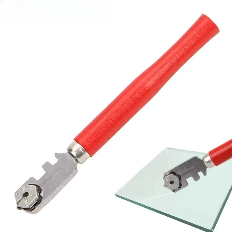 1 utensile manuale portatile professionale per taglierina per piastrelle in vetro con punta diamantata per l'artigianato delle finestre