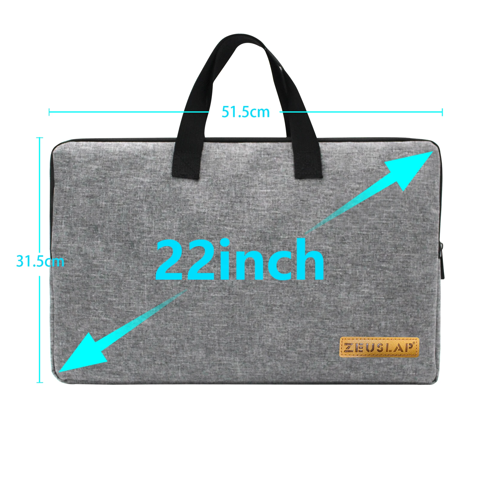 ZEUSLAP 22" professionelle Monitor-Tragetasche – passend für Z22P Pro, wasserdichte Rolltasche, Teleskopgriff für Reisen Image