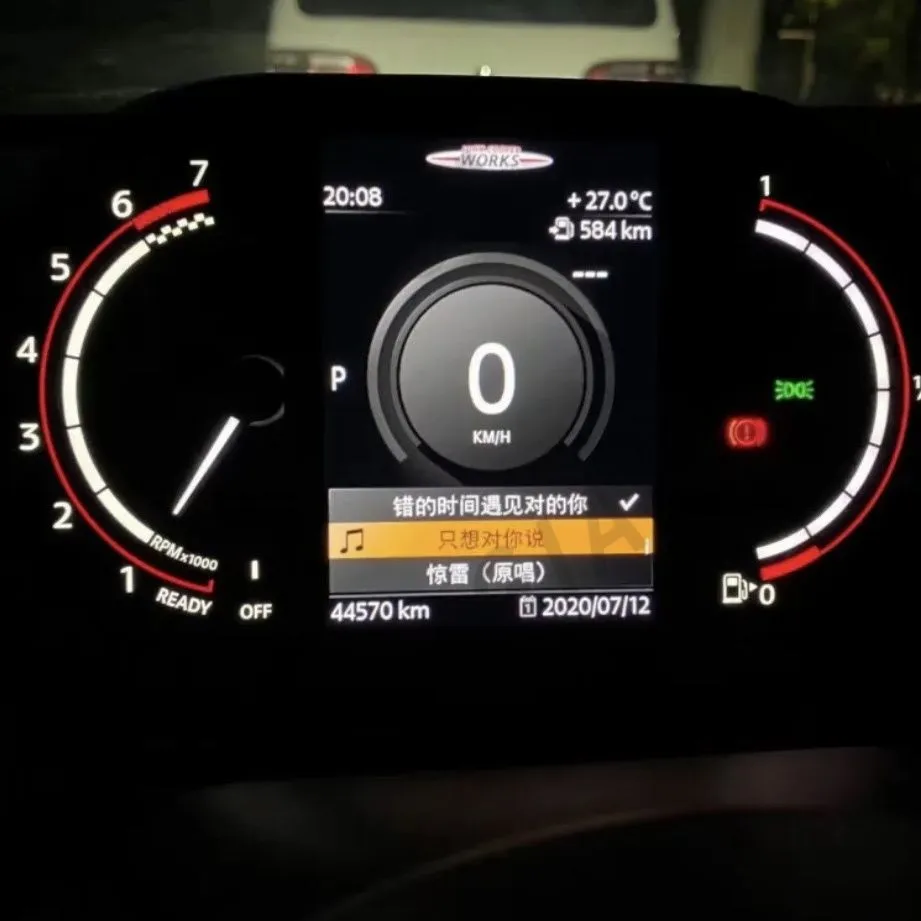 Auto Radio LCD Digital Cluster Für BMW Mini Cooper 2014-2023 Dashboard Kristall Panel Virtuelle Cockpit Tacho Instrument Image