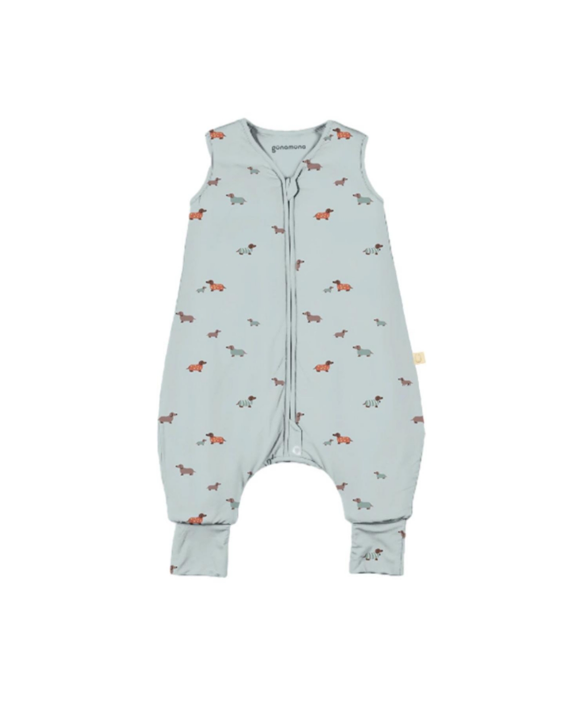 gunamuna Unisex Baby Footie Sleep Bag Duvet 2.5 Tog - Baby, Little Kid - Woof