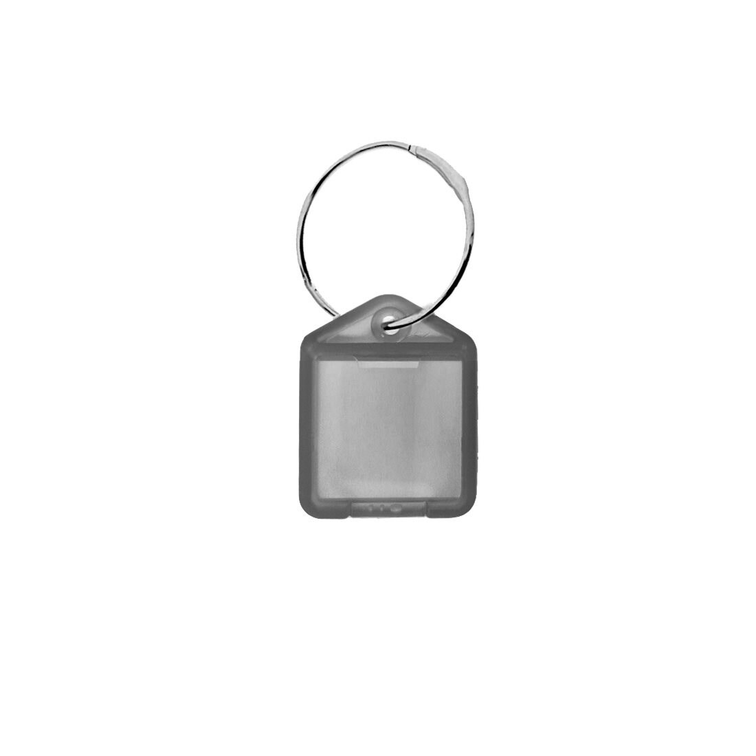 CombiCraft Mini XS aufklappbare Schlüsseletiketten, Antraziet, 38x22mm - 100 Stück Image