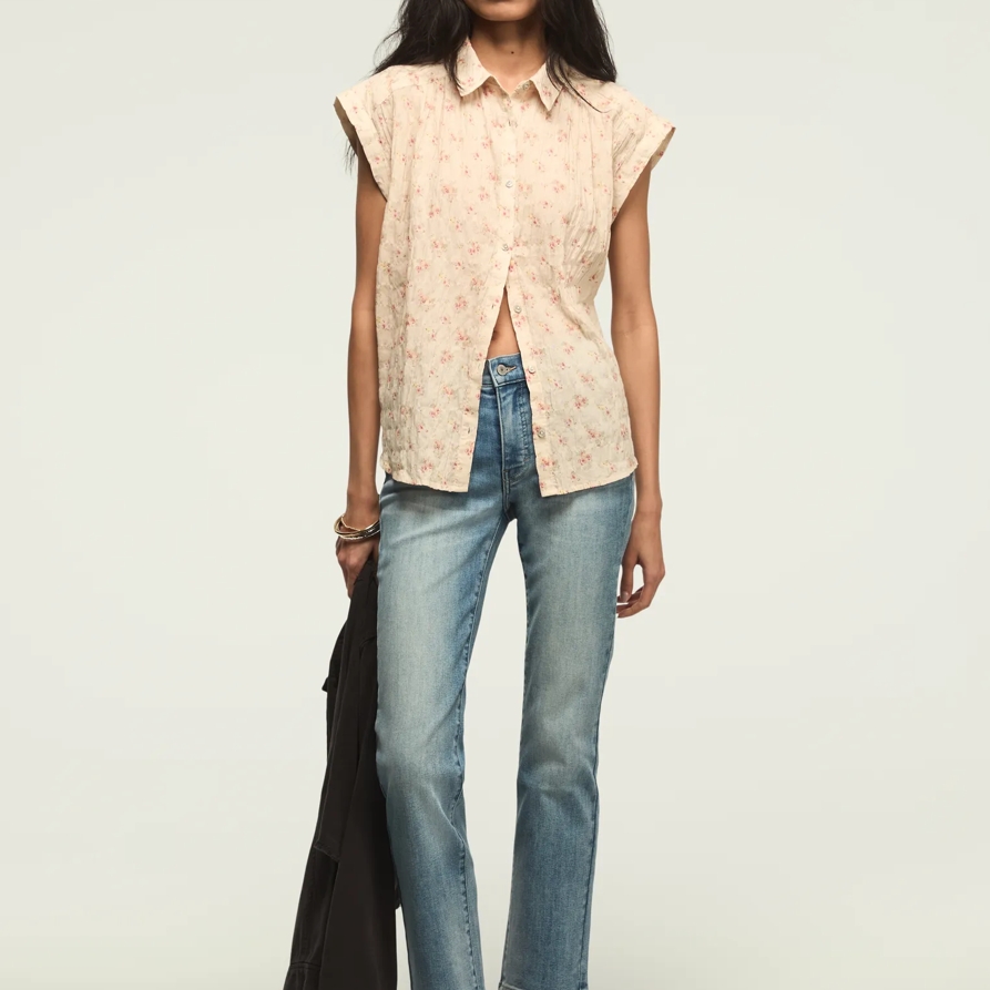 Lucky Brand High Rise Zoe Straight - Women's Pants Denim Straight Leg Jeans in Here We Go Indigo Wash, Size 31 x 29