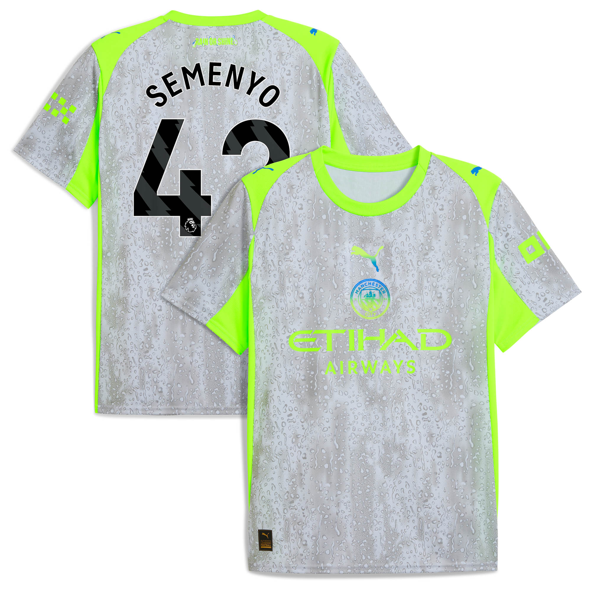 Manchester City PUMA Ausweichtrikot 2025-26 mit Aufdruck Semenyo 42 Image