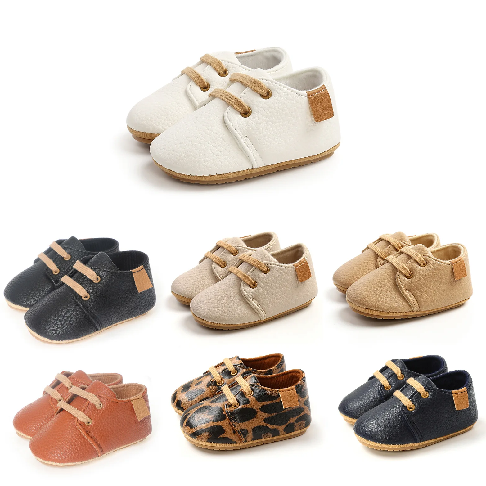 Frühling und Herbst Heißer Verkauf 0-1 Jahr Alte Turnschuhe Casual Rutschfeste Gummisohlen Babyschuhe