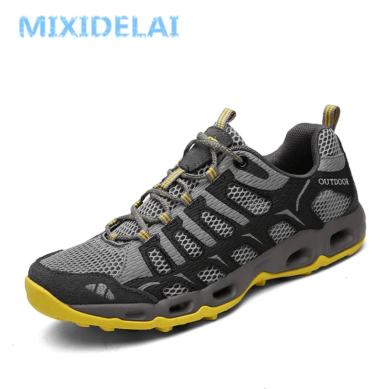 MIXIDELAI Neue Sommer Männer Turnschuhe Mode Frühjahr Outdoor Schuhe Männer Casual Männer Schuhe Komfortable Mesh Schuhe Für Männer Größe 39-46
