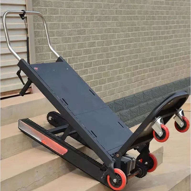 Elektrischer Raupen-Treppensteiger, Treppensteiger, Klettern, tragend, 400 kg, Transporter, automatisch, geräuschlos, für den Heimgebrauch, faltbar Image