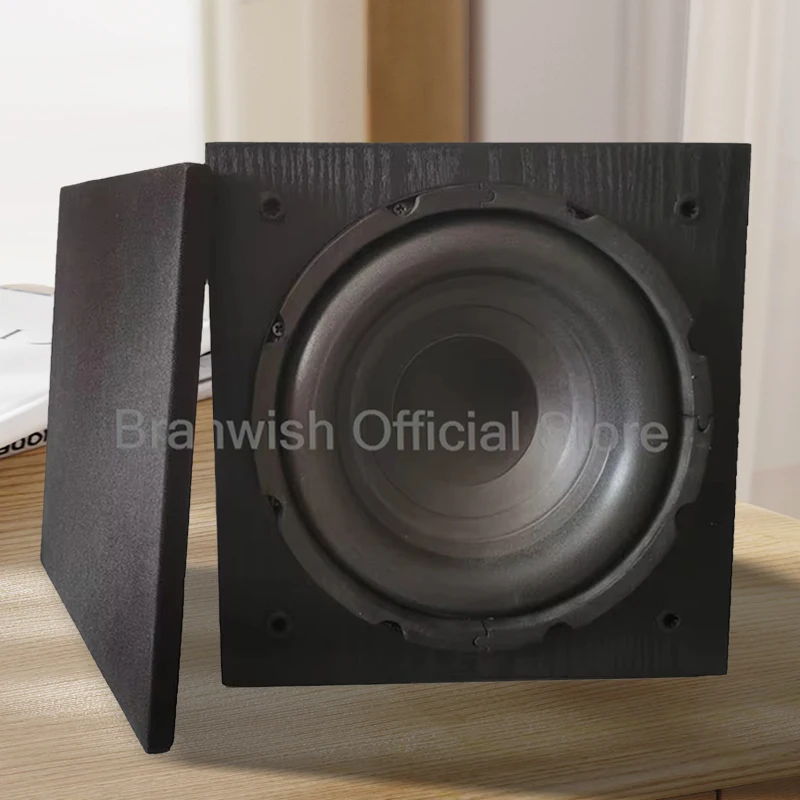 HiFi 8 Zoll 300 W High Power 4 Ohm Holz Passiver Subwoofer Fever Lautsprecher Tragbare große magnetische Soundbox für Heimkino Audio Image