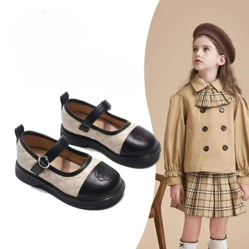 Neue Kinder Schuhe Kinder Prinzessin Schuhe Baby Jungen Leder Schuhe Kleinkind Slip Auf Wohnungen Mädchen Mode Oxford Plattform Mary Jane