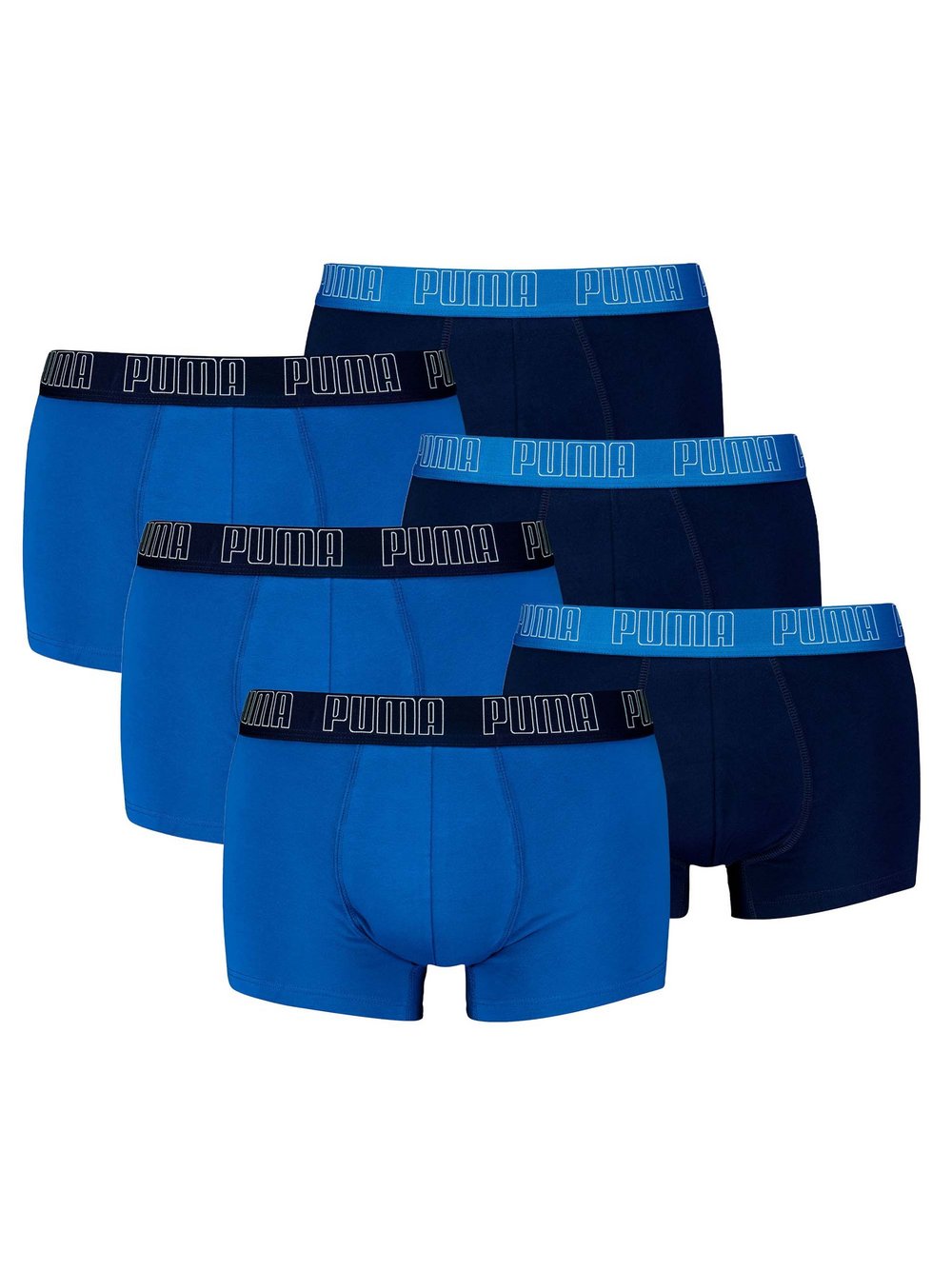 Puma Boxershort 6er Pack Herren blau, L Image