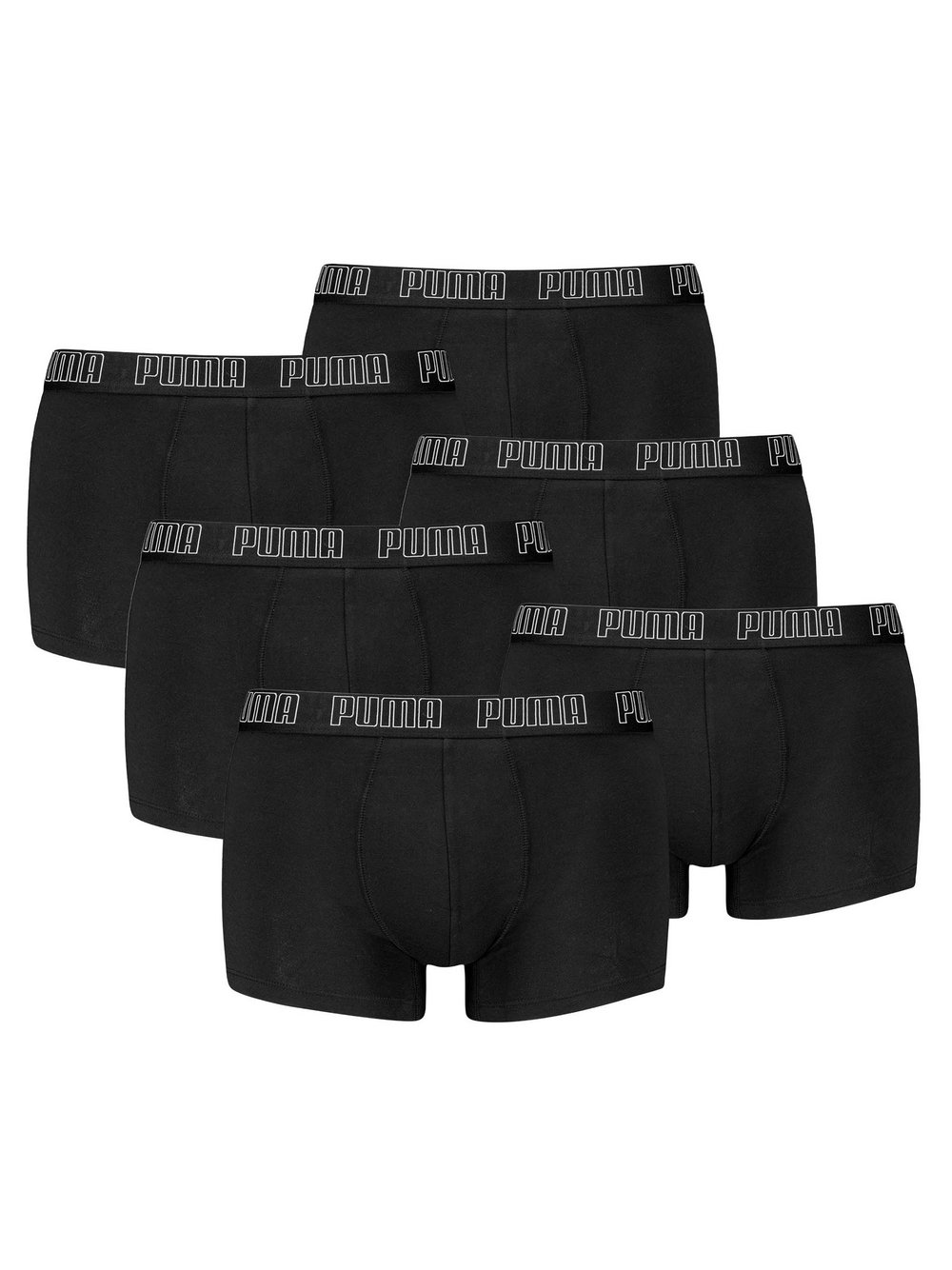 Puma Boxershort 6er Pack Herren schwarz, XL Image