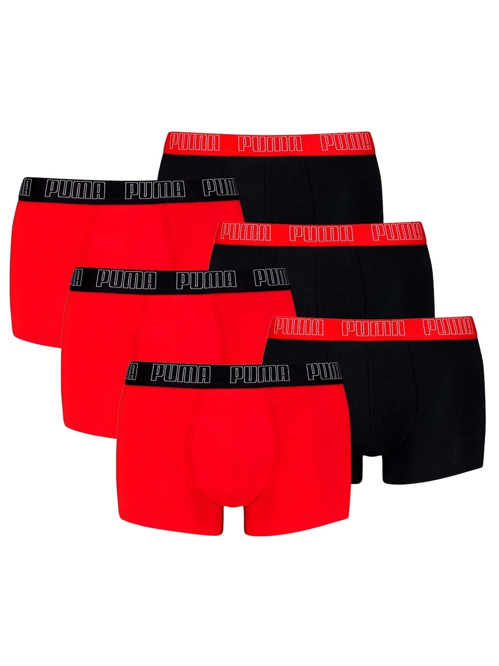 Puma Boxershort 6er Pack Herren mehrfarbig, L Image