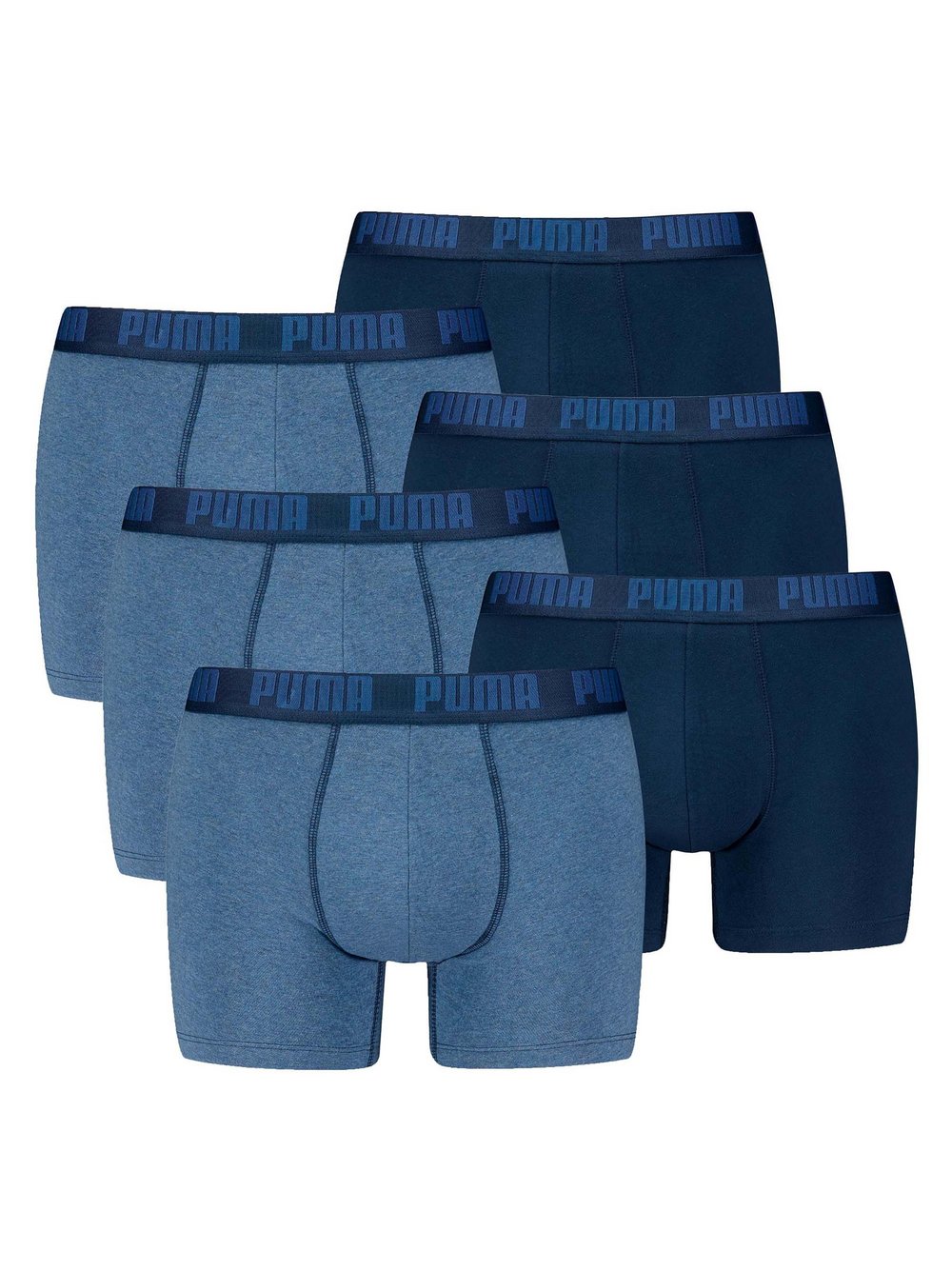 Puma Boxershort 6er Pack Herren blau, XL Image