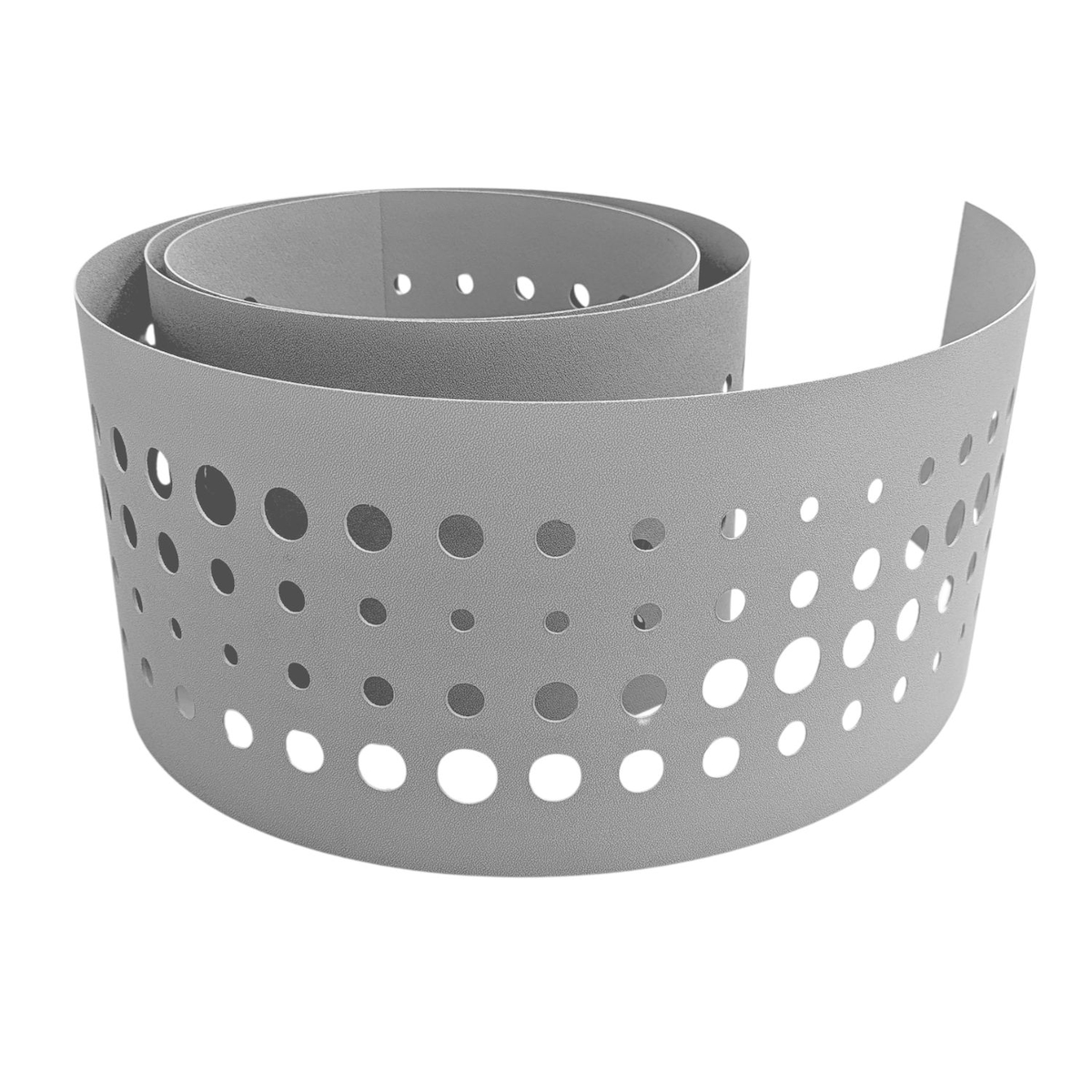 zaun|zu® Sichtschutz zaun|zu PREMIUM dekor Pulse Sichtschutz Lichtgrau 2,55m Image