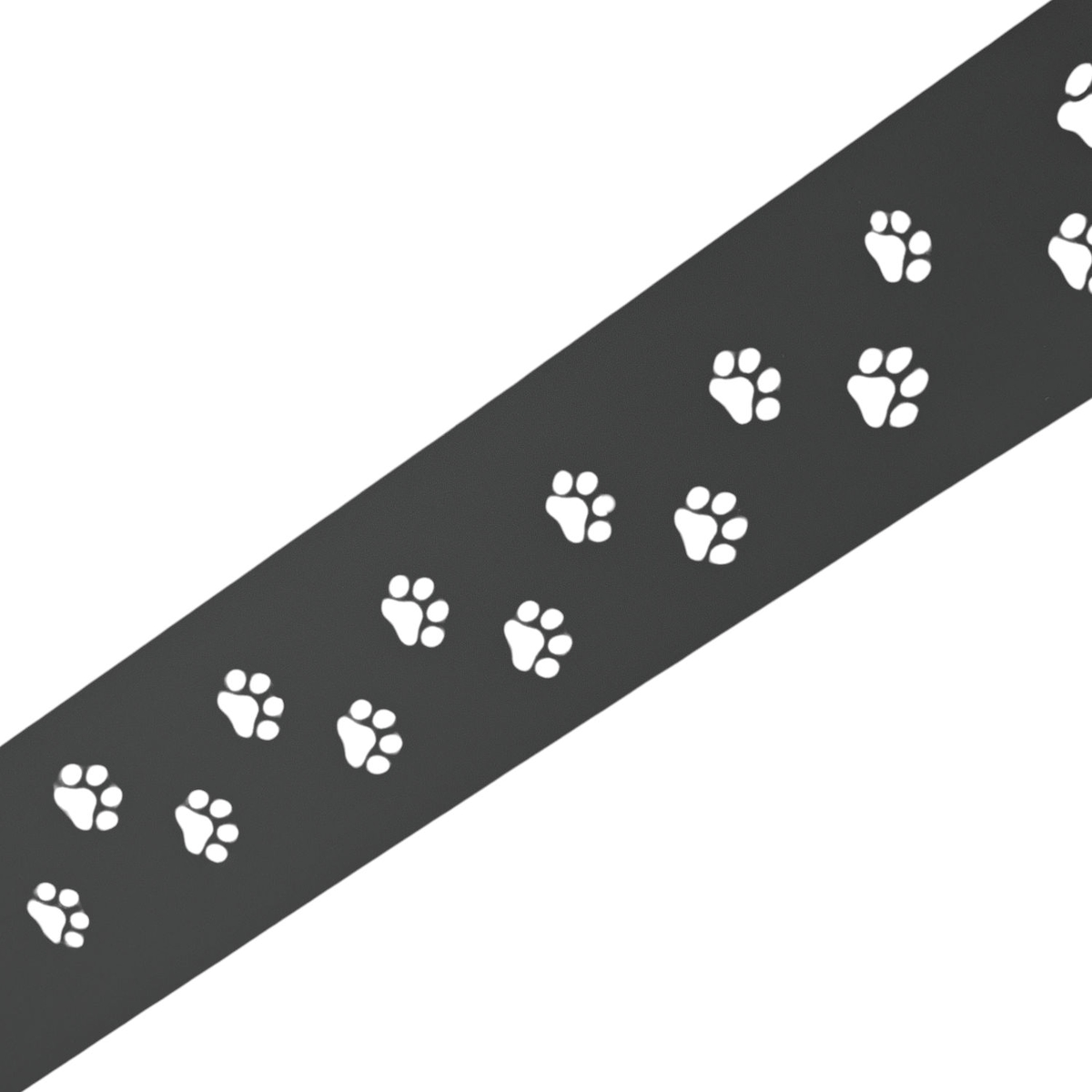 zaun|zu® Sichtschutz PREMIUM Dekor Tapsi für Doppelstabzäune Anthrazit 2,55m Image