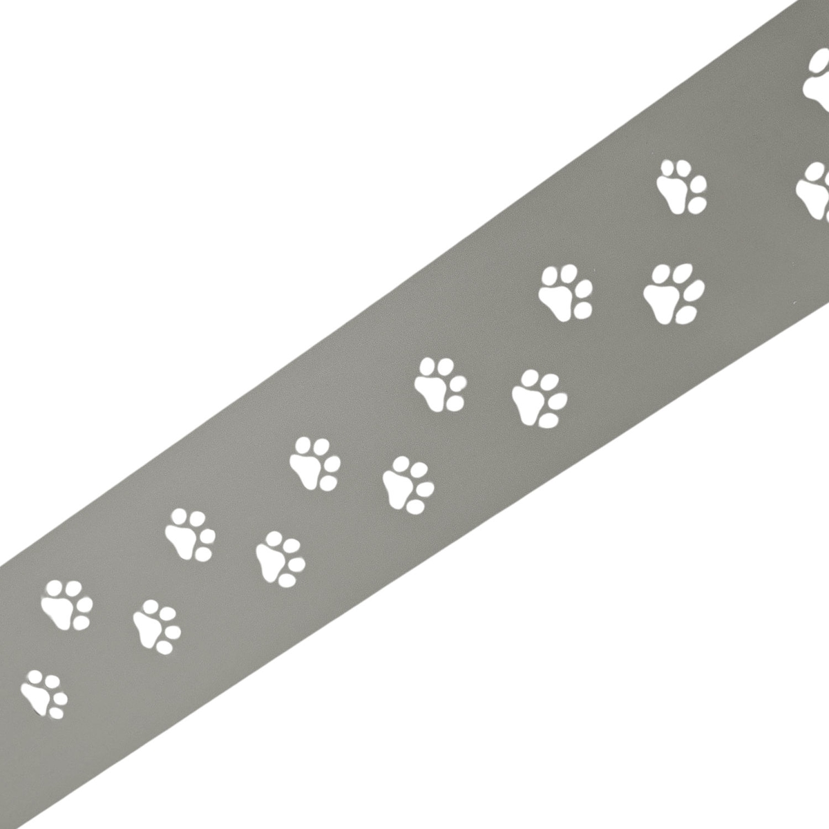 zaun|zu® Sichtschutz PREMIUM Dekor Tapsi für Doppelstabzäune Steingrau 2,55m Image