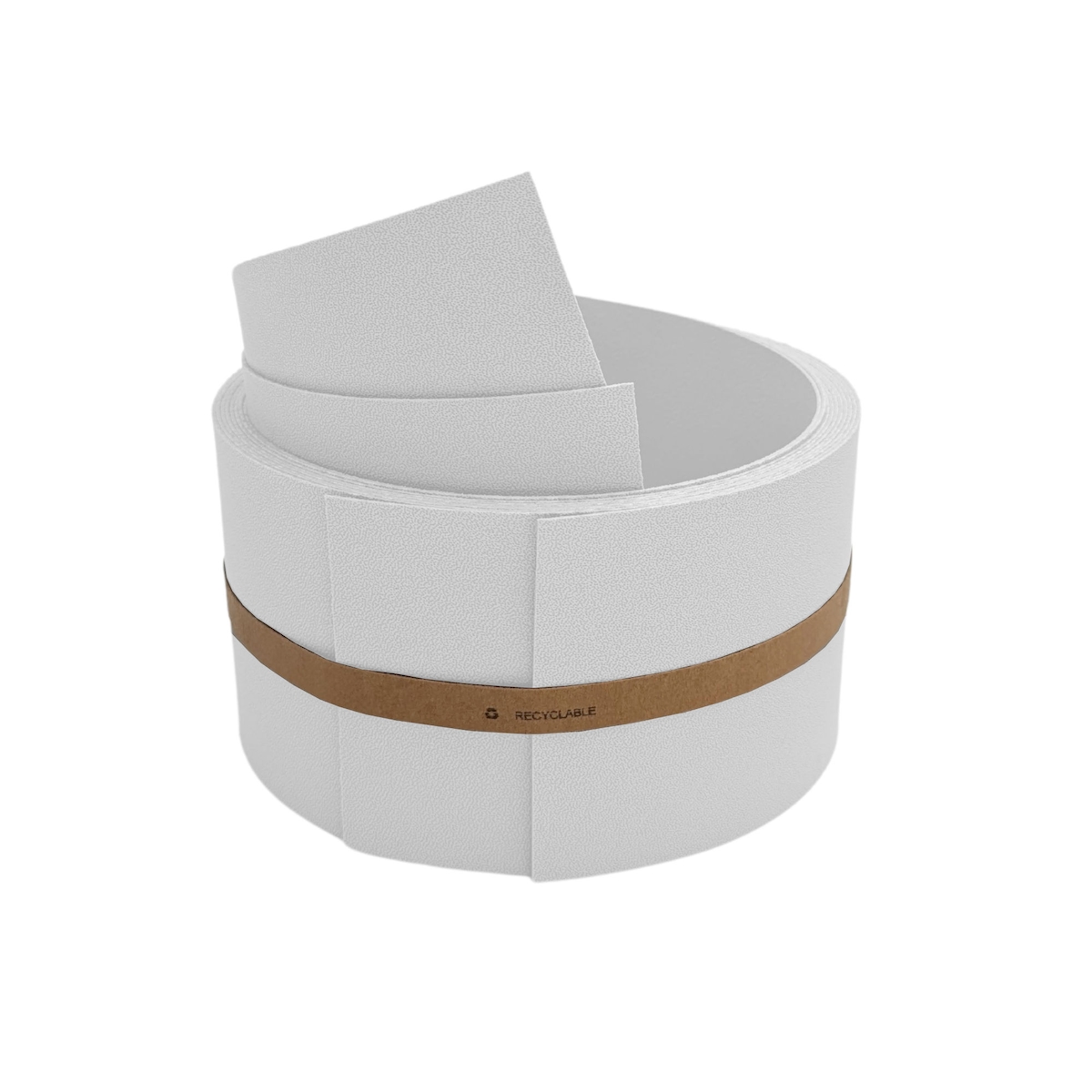 zaun|zu® Sichtschutz Premium Halbe Set Einzelstreifen Weiß 2,55m Image