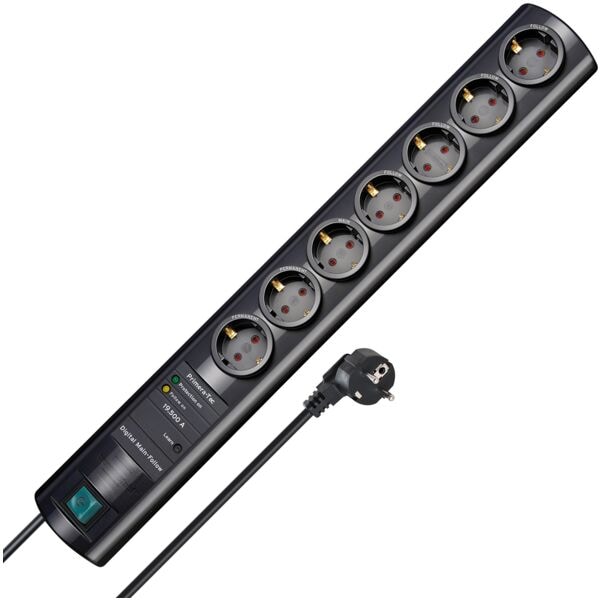 Brennenstuhl 7-fach Steckdosenleiste mit Überspannungsschutz »Primera-Tec« schwarz, 55x5.5x10 cm Image