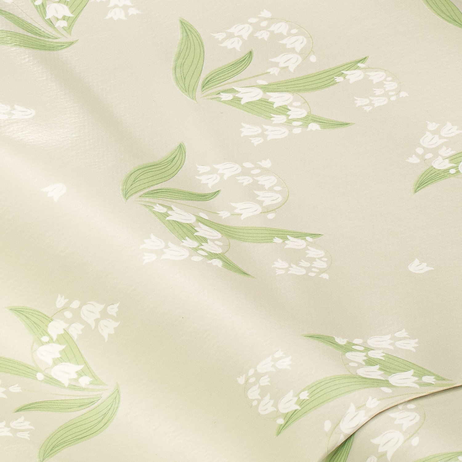 Abwaschbare Tischwäsche/Wachstuch Maiglöckchen, natur-color Image