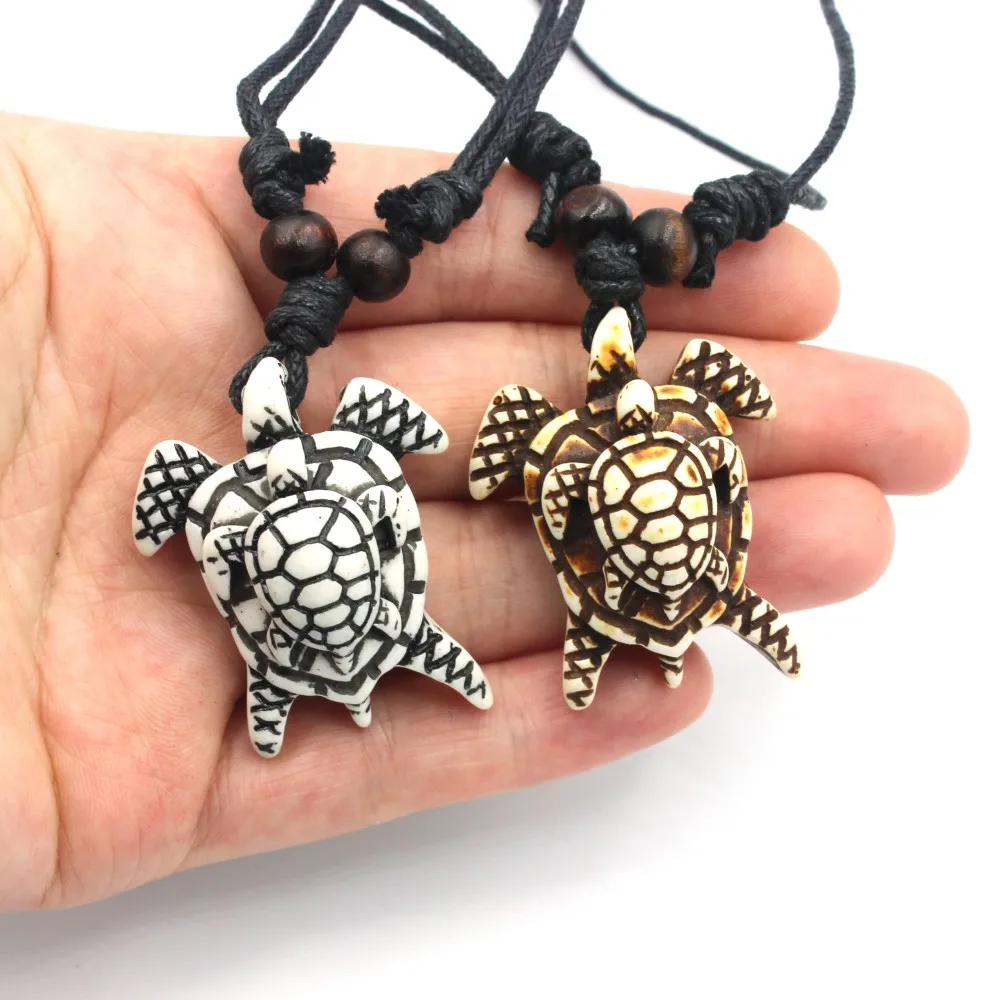 Hawaiin Turtle Mutter- und Kinder-Halskette für Männer und Frauen, Surfer-Schmuck, Geschenke Image