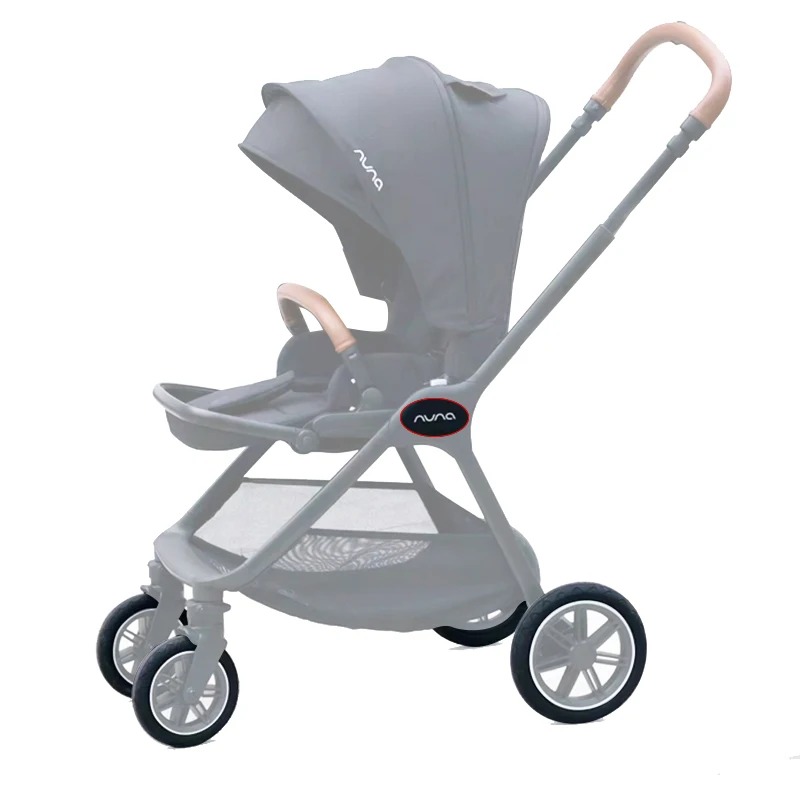 Kinderwagen-Radreifen, jeweils für Nuna Triv/Triv Next Buggy Vorder- oder Hinterrad, PU, schlauchlos, mit Lauffläche, Baby-Ersatzzubehör