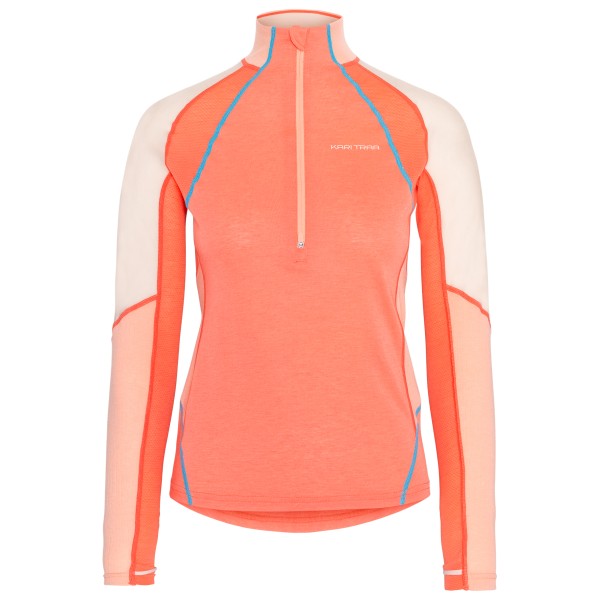 Kari Traa - Women's Alma Half Zip - Longsleeve Gr M rot