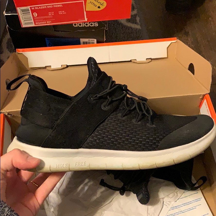 Nike Shoes | Black Nike Tennis Shoes | Color: Black | Size: 9