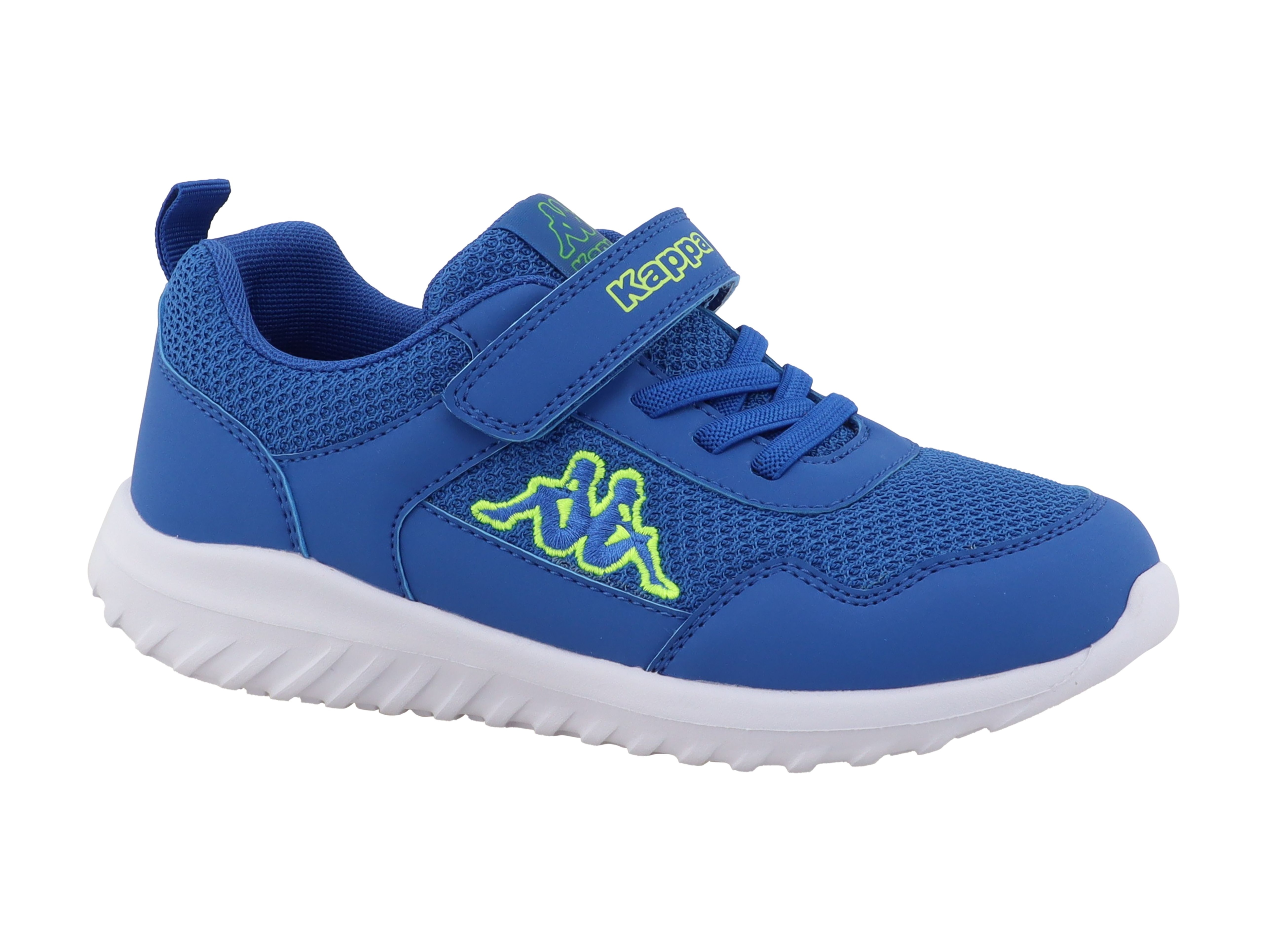 Sneaker KAPPA "PINELLA", Damen, Gr. 26, royal, lime, Synthetik, Schuhe Sneaker