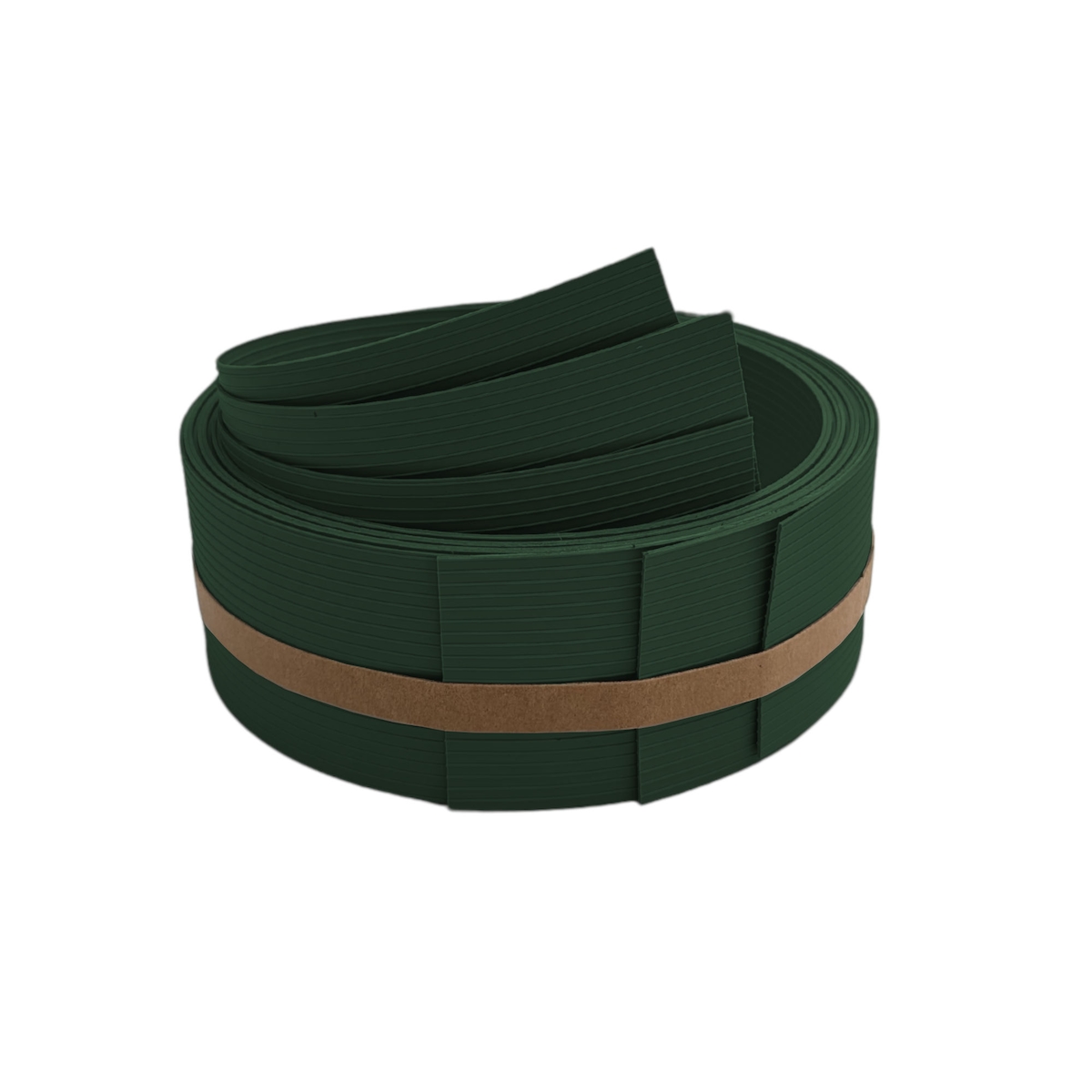 zaun|zu® Sichtschutz RILLE DRITTEL Set für Doppelstabzaun Tannengrün 2,55m Image