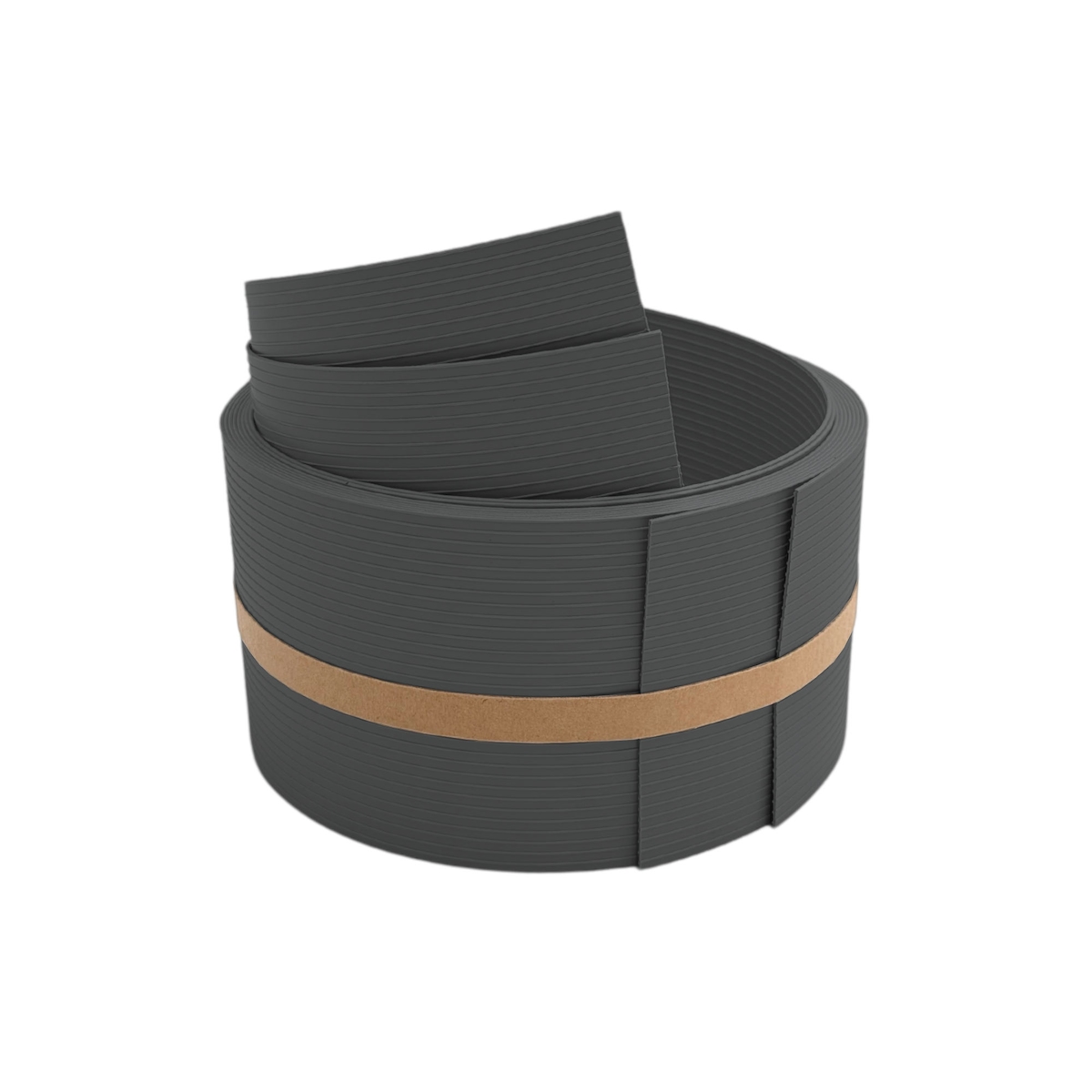 zaun|zu® Sichtschutz RILLE HALBE für Doppelstabzaun Anthrazit 2,55m Image