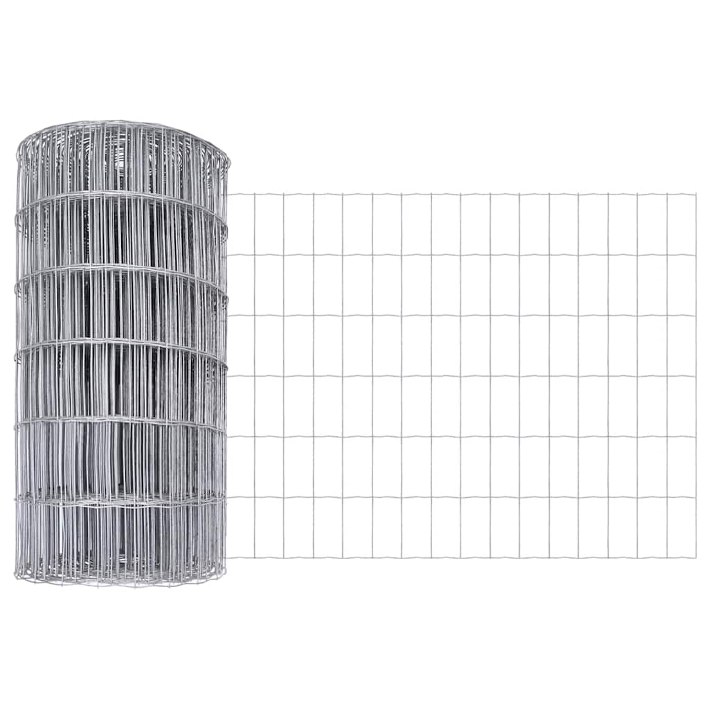 vidaXL Eurozaun 0,8 x 10 m PVC-beschichtetes Eisen Image