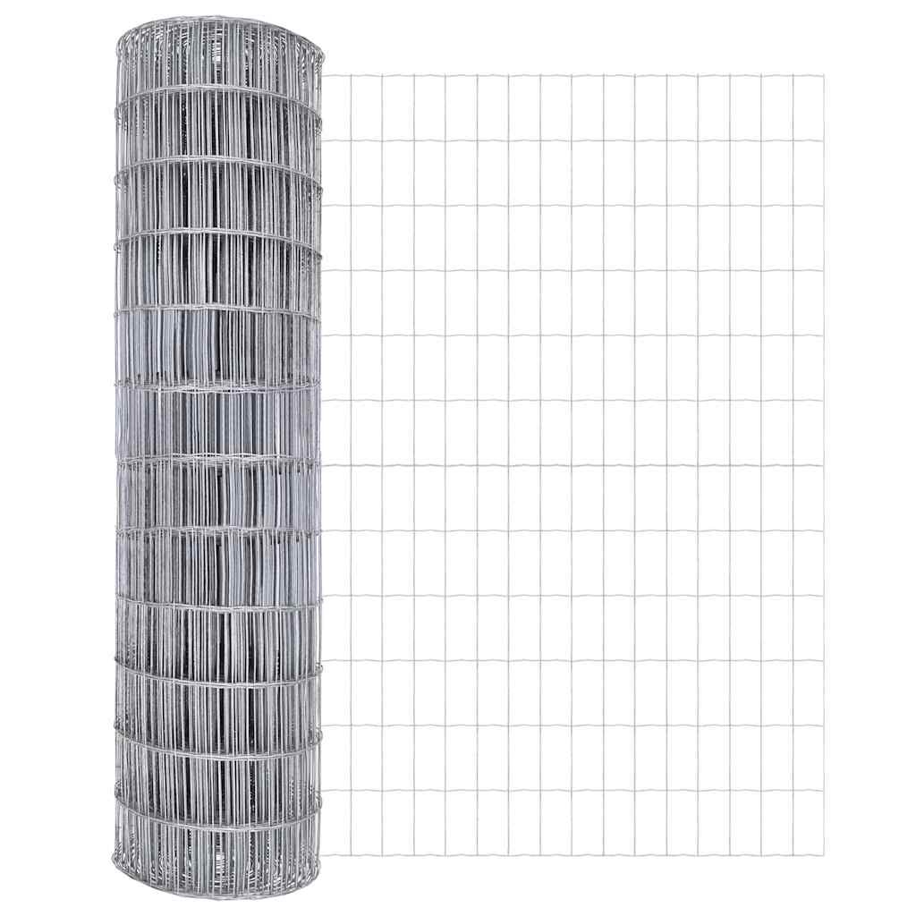 vidaXL Eurozaun 1,4 x 10 m PVC-beschichtetes Eisen Image