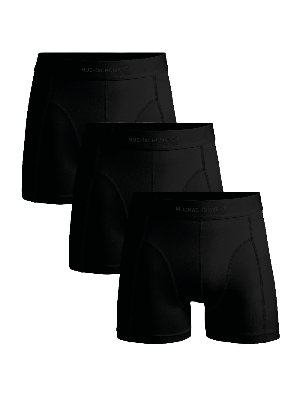Muchachomalo Herren Pima Baumwolle Boxer Shorts - 3er Pack - Herren Unterwäsche Image