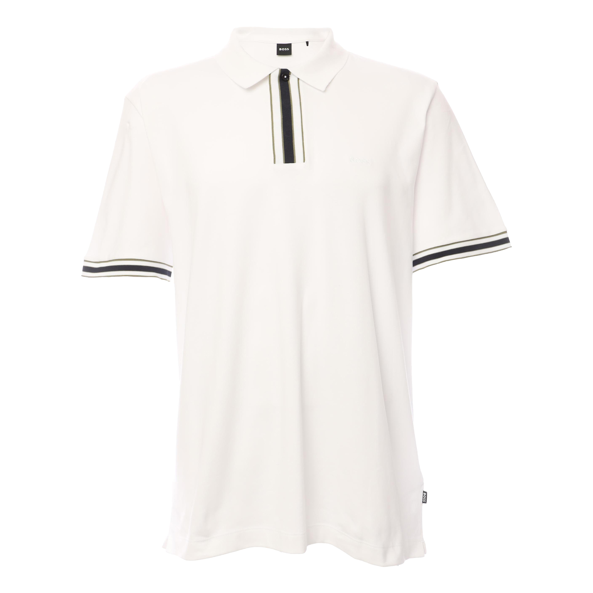 Boss - "Parlay 185" Poloshirt für Herren (Weiß) Image