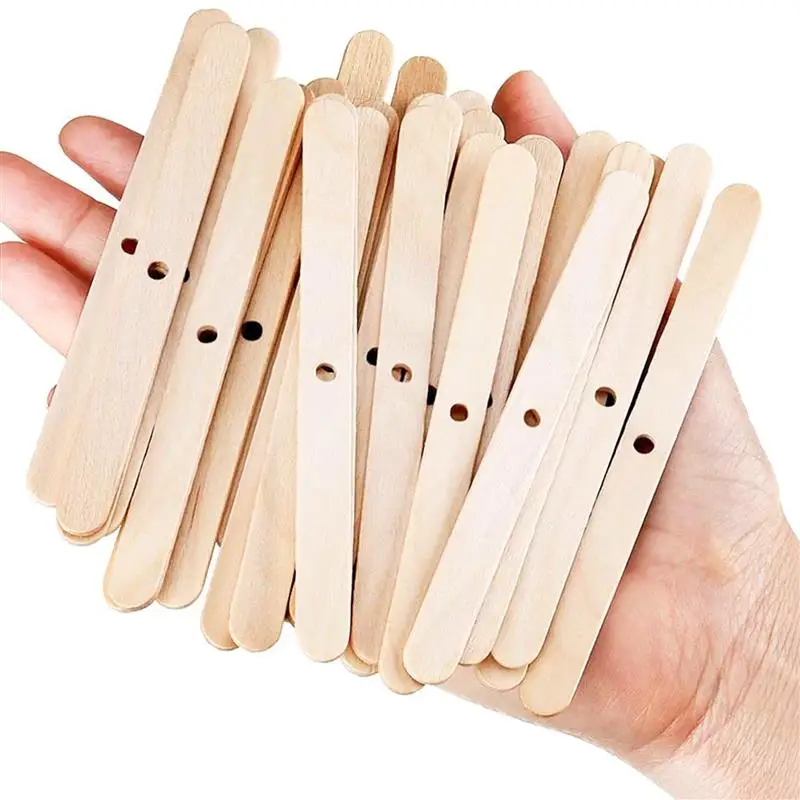 5-30 stücke Holz Wachs Core Halter Soja Wachs für Kerzen Aromatherapie Kerze, Der Werkzeug Kerzen Lieferungen Machen Docht zentrierung Gerät Image