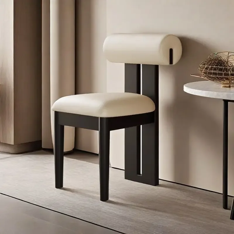 Nordic Licht Luxus Massivholz Esszimmer Stuhl Für Den Heimgebrauch Einfache Weiche Paket Back Up Stuhl Moderne Mode Kommerziellen Stuhl