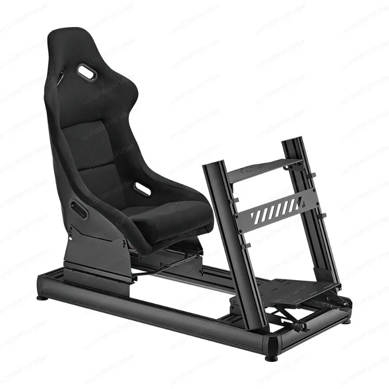 LRS08-BS01 Aluminium Gaming Racing Simulator Cockpit Driving Rig für PS4 PS5 Xbox PC G25 G27 G29 G920 Auto GTR Simracing Seat Image