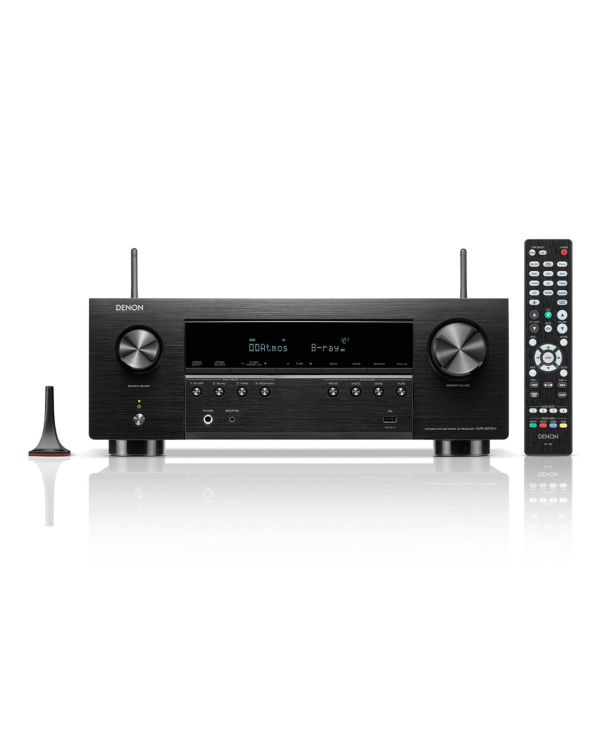 Denon Avr-S970H 7.2 Channel 8K Home Theater Receiver - Black