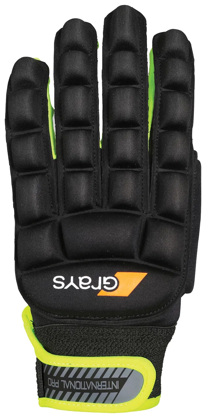 Grays International Pro Field Hockey Glove - Left Hand - Re-Packaged Black