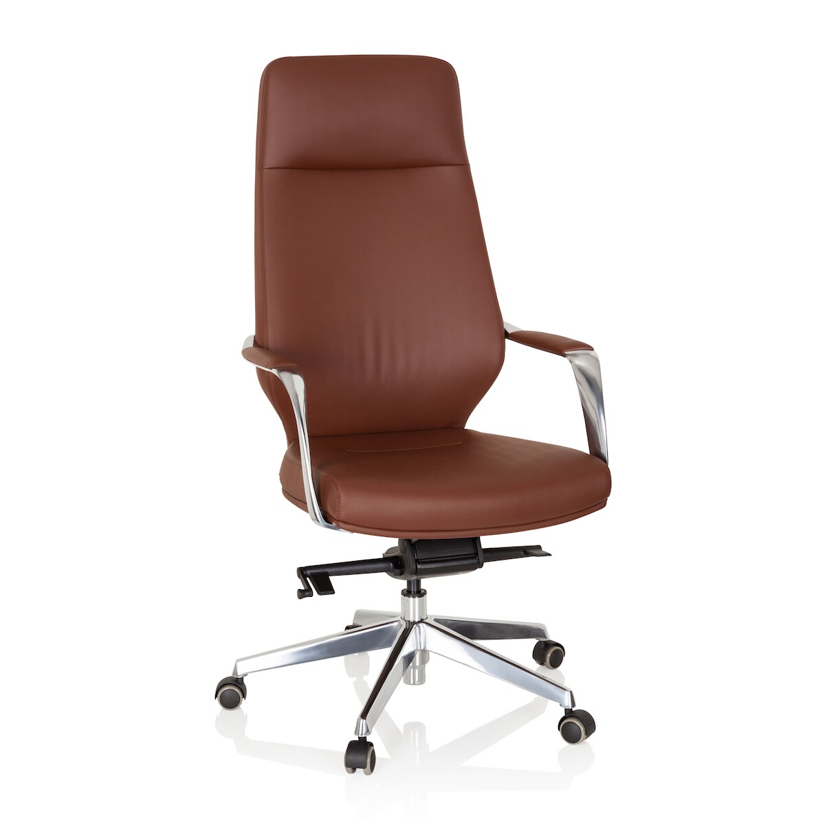 Chefsessel / Bürostuhl VELVET Kunstleder braun hjh OFFICE Image