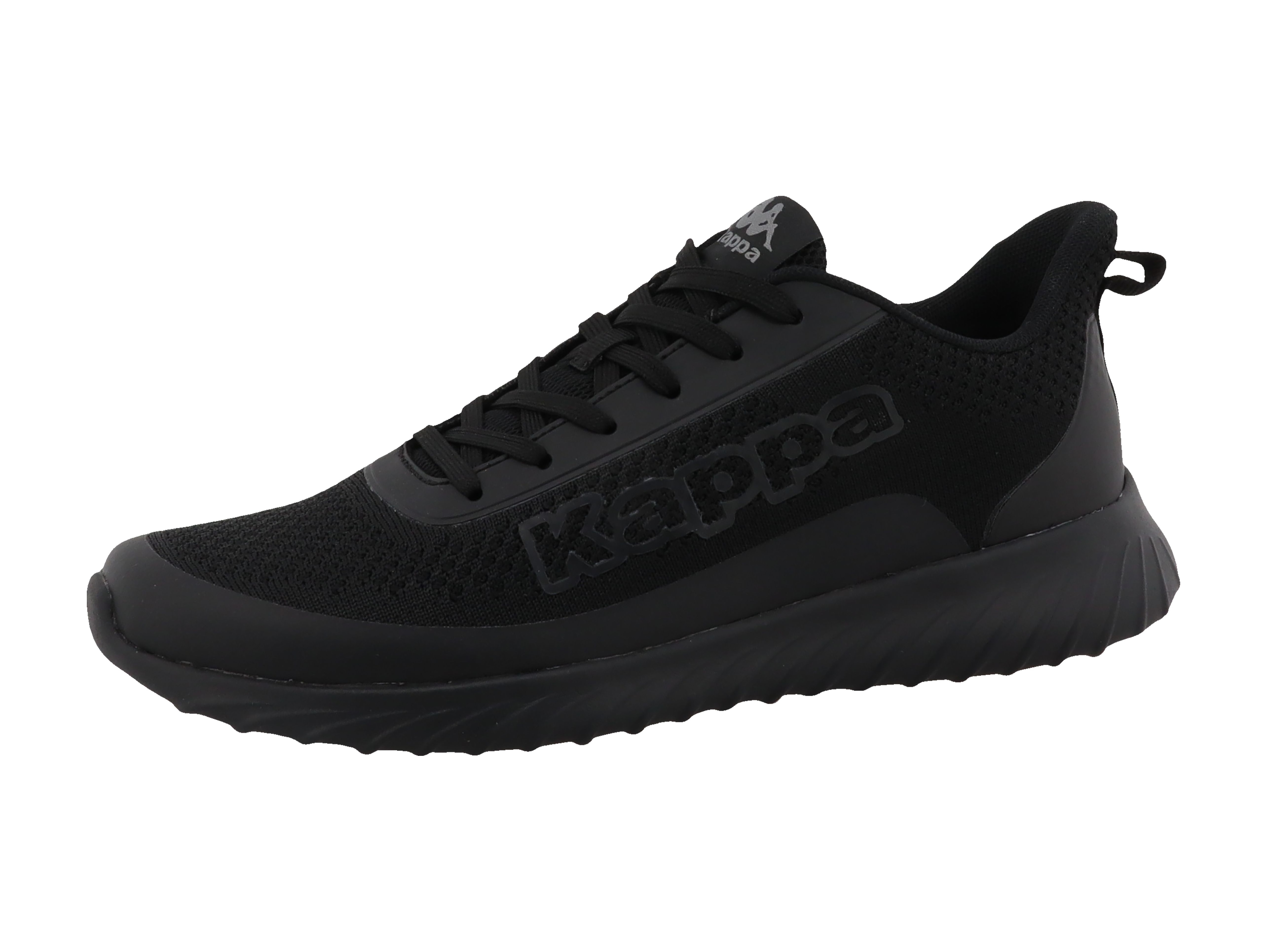 Sneaker KAPPA "JALE", Herren, Gr. 41, schwarz, Synthetik, Schuhe Sneaker