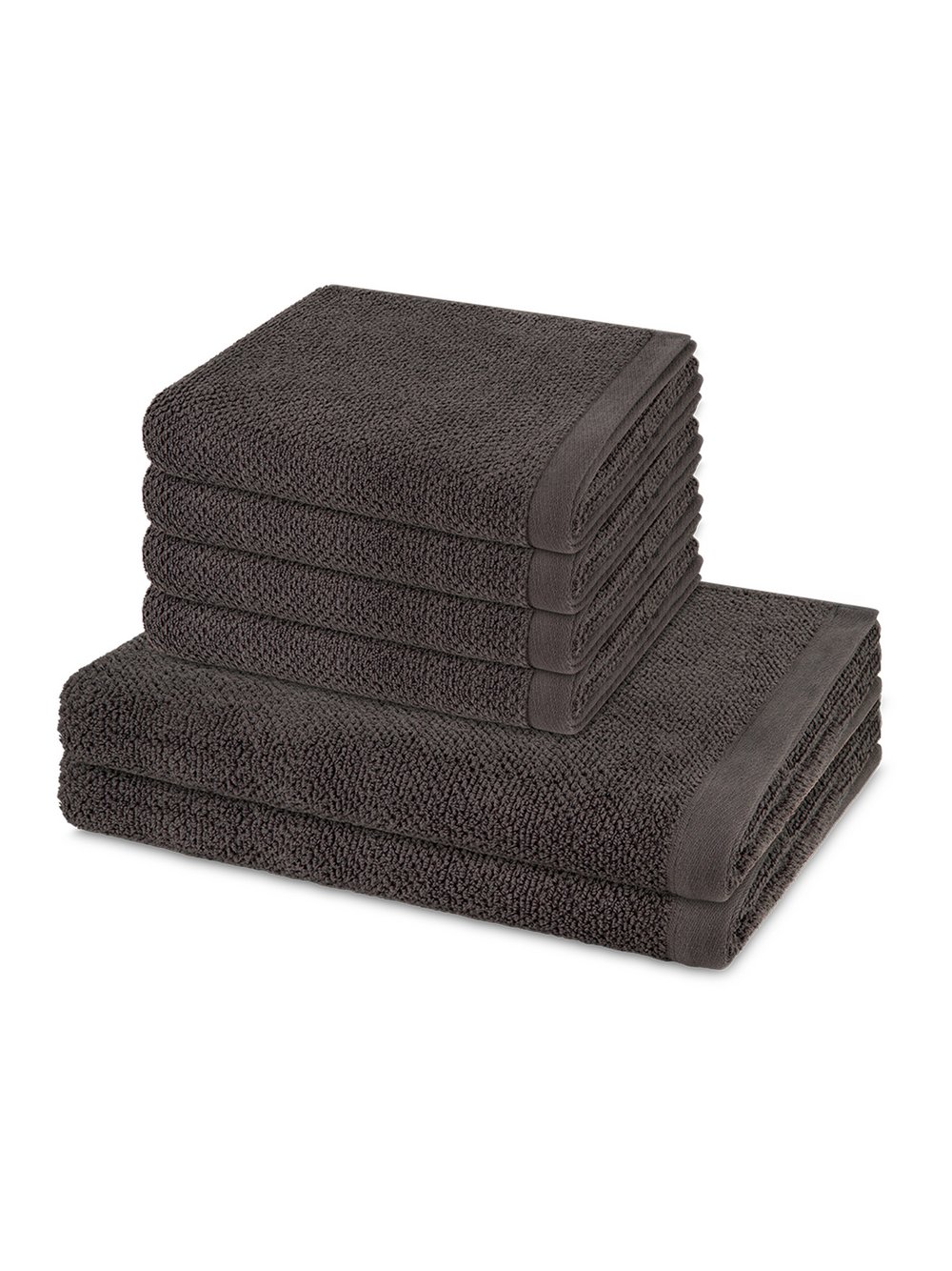 Möve Handtuchset 6-teilig Damen grau, ONE SIZE Image