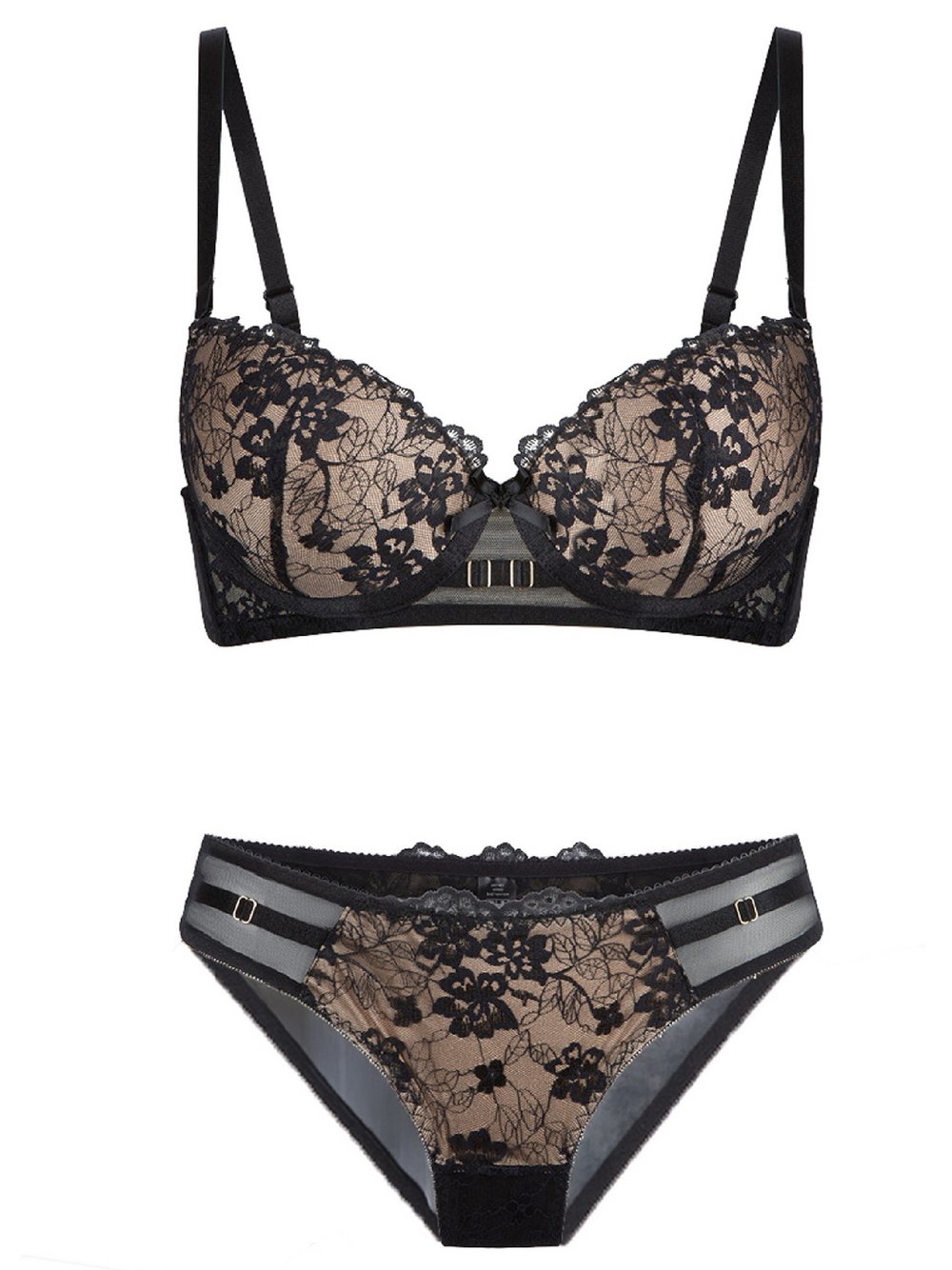 LingaDore up BH set Push Damen schwarz, 80B Image