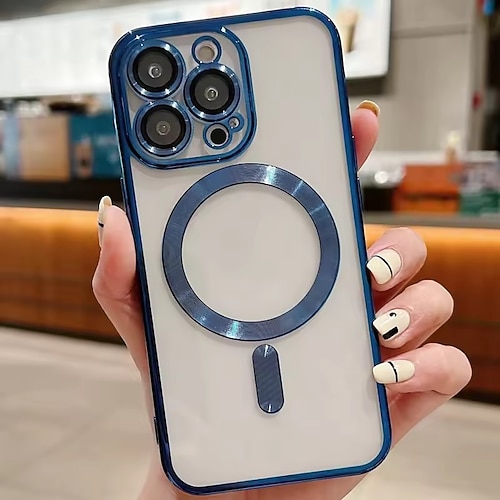 Handy Hülle Handyhüllen Für iPhone 17 Air 17 16 15 14 Pro Max Plus 13 Pro Max Rückseite Magnetisch Stoßfest Retro TPU Image